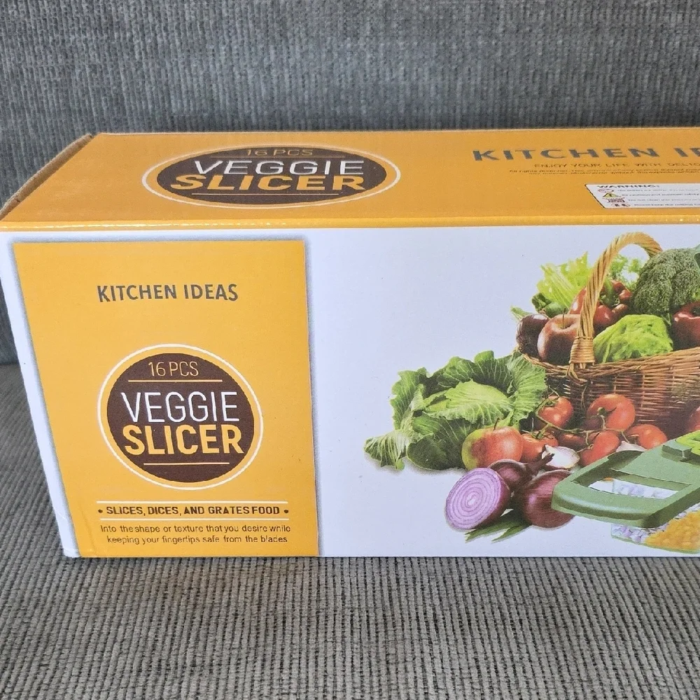 Kitchen Ideas‎ 16 Pcs Veggie Slicer